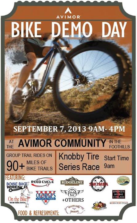 Avimor Bike Demo Day is September 7th, 2013